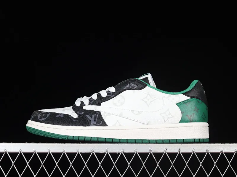 All categories Air Jordan Jordan series basketball shoes Air Jordan 1 Low Donkey brand x Travis Scott x Air Jordan 1 AJ1 Joe 1 lightning overhead low-top basketball shoes DM7866-553